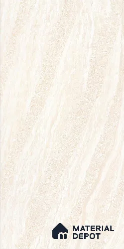 Marble Double Charge Wall & Floor Tile TL 03006 Cream 4 ft x 2 ft Glossy Finish Vitrified Tile - 9.5 mm | Suitable For Living Room, Bedroom, Dining