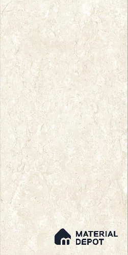 Marble Perlato Sicilia Wall & Floor Tile TL 03013 Almond Cream 4 ft x 2 ft Glossy Finish Vitrified Tile - 9.5 mm | Suitable For Living Room, Bedroom, Dining