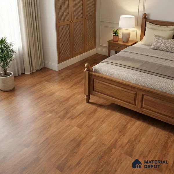 TL 03069 Frisson Brown 4 ft x 2 ft Matte Finish Wooden Look Tile - 9 mm (Random 3)