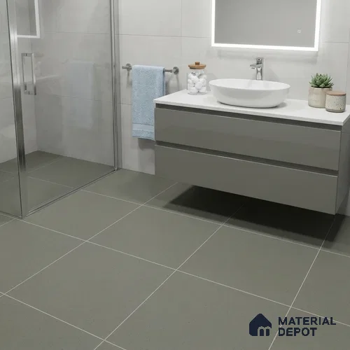 Terrazzo Wall & Floor Tile TL 03199 Crest Cotto 600 x 600 mm Full Body Vitrified Tile - 9 mm
