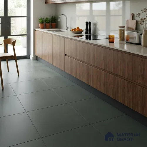 Terrazzo Wall & Floor Tile TL 03199 Crest Cotto 600 x 600 mm Full Body Vitrified Tile - 9 mm