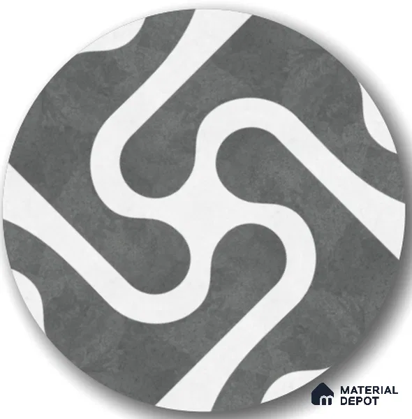 TL 03388 H Limbo Grey 400 x 400 mm Matte Finish Anti Slip Vitrified Parking Floor Tile - 12 mm | Pattern Alignment May Vary | 2-3 mm Spacer is Mandatory