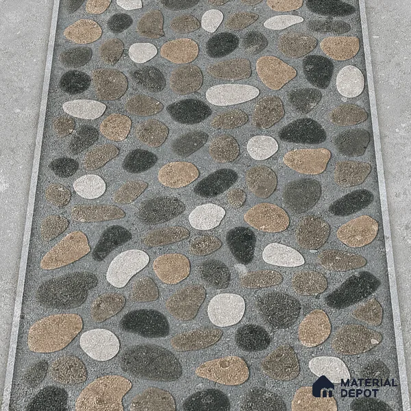 Parking Floor Tile TL 03389 A Enigma Grey 16 x 16 inch Anti Slip Matte Finish Heavy Duty Vitrified Tile - 12 mm | Suitable For Garage, Driveway, Terrace | Pattern Alignment May Vary | 2-3 mm Spacer is Mandatory