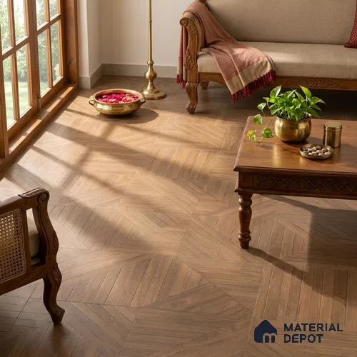 TL 03447 Buff Brown 1200 x 600 mm Matte Finish Wooden Look Wall & Floor Vitrified Tile - 9 mm (Random 01)