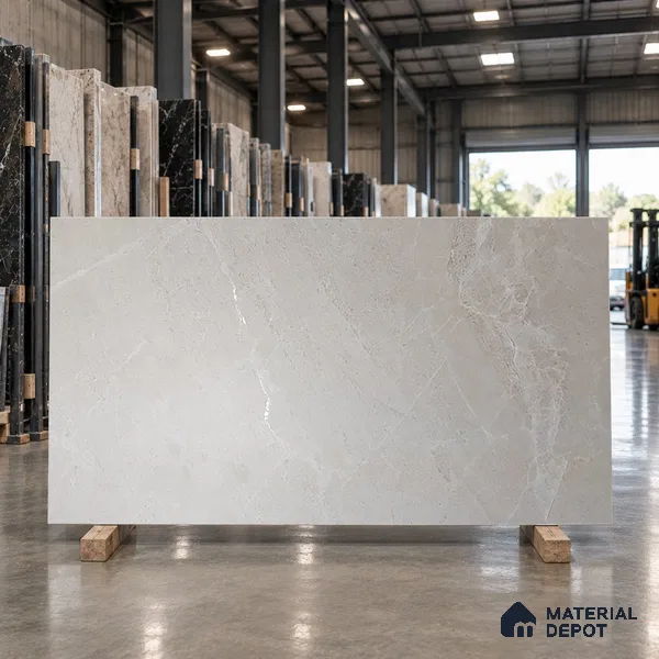 TL 03510 Elegante Krystallo Beige 1800x1200 mm Carving Matte Finish Endless Vitrified Wall & Floor Tile - 9 mm | Adhesive and Spacers Must be Used During Installation