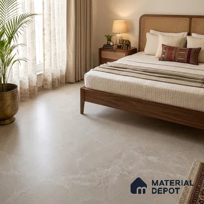 TL 03510 Elegante Krystallo Beige 1800x1200 mm Carving Matte Finish Endless Vitrified Wall & Floor Tile - 9 mm | Adhesive and Spacers Must be Used During Installation
