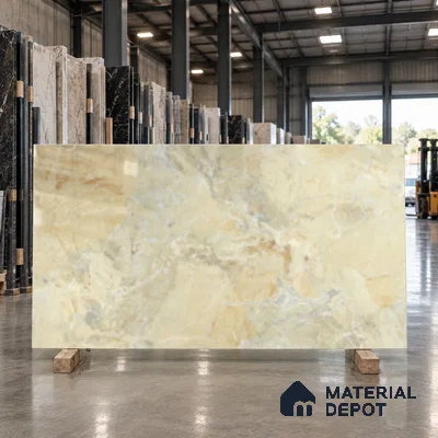 TL 03547 Royal Breccia 1800 x1200 mm Glossy Finish Glazed Vitrified Floor Tile - 9 mm | Adhesive and Spacers Must be Used During Installation