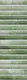 A close-up of a Subway Wall Tile TL 03643 C Snaper Kitkat Green Fern 12 x 4 inch Ceramic Glossy Finish - 8 mm | 16 Random Design | Suitable for Accent / Feature Walls, Bathroom, Kitchen Wall & Backsplashes with a Glossy finish available at Material Depot in Bangalore