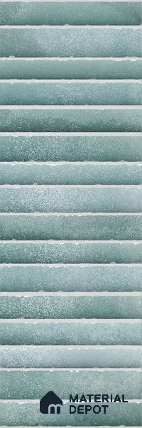 Subway Wall Tile TL 03643 E Snaper Kitkat Aqua Mint 12 x 4 inch Ceramic Glossy Finish - 8 mm | 16 Random Design | Suitable for Accent / Feature Walls, Bathroom, Kitchen Wall & Backsplashes
