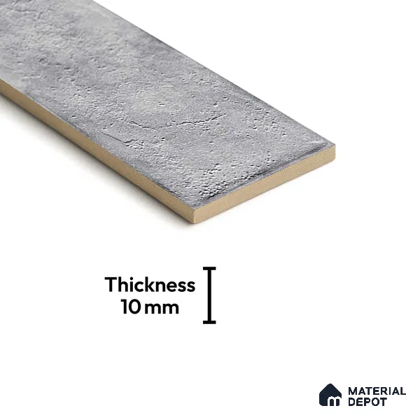 TL 03727 F Gris 300x75 mm Matte Finish Ceramic Wall  Subway Tile - 10 mm