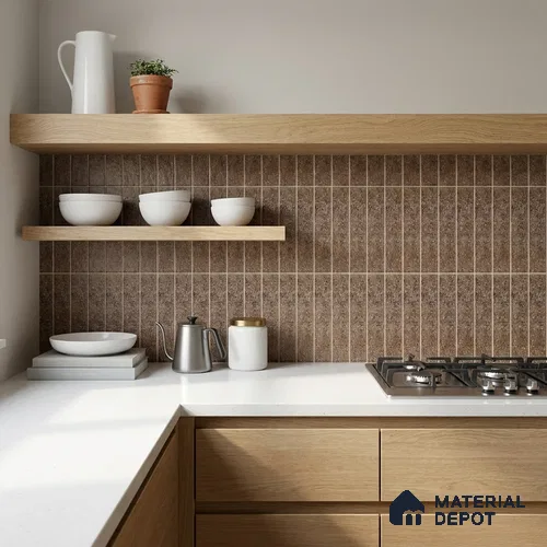 TL 03727 J Rust 300x75 mm Matte Finish Ceramic Wall  Subway Tile - 10 mm