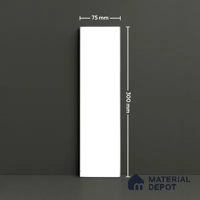 TL 03727 K Snow 300x75 mm Matte Finish Ceramic Wall  Subway Tile - 10 mm