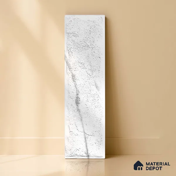 TL 03727 L Statuario 300x75 mm Matte Finish Ceramic Wall  Subway Tile - 10 mm