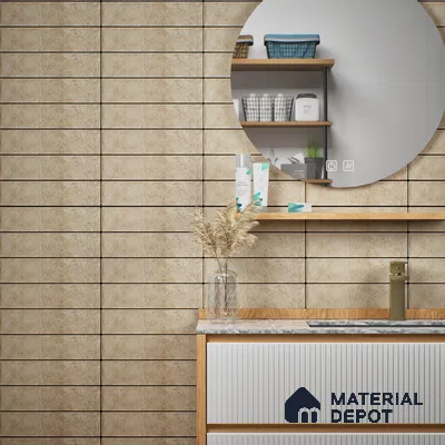 TL 03727 N Perlia 300x75 mm Matte Finish Ceramic Wall  Subway Tile - 10 mm