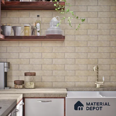 TL 03727 N Perlia 300x75 mm Matte Finish Ceramic Wall  Subway Tile - 10 mm