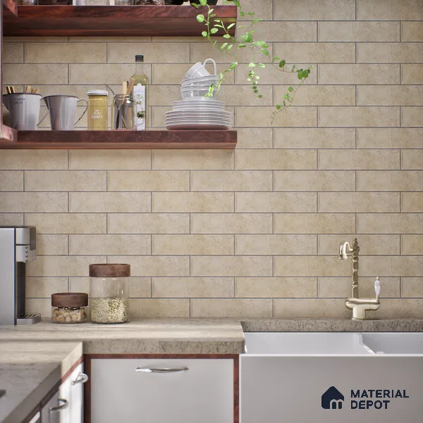 TL 03727 N Perlia 300x75 mm Matte Finish Ceramic Wall  Subway Tile - 10 mm