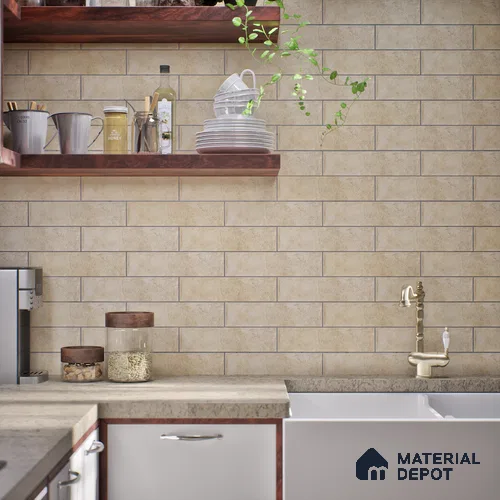 TL 03727 N Perlia 300x75 mm Matte Finish Ceramic Wall Subway Tile - 10 mm