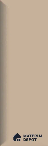 TL 03756 Light Khakhi Plain 300x100 mm Glossy Finish Ceramic Wall Subway Tile - 8 mm