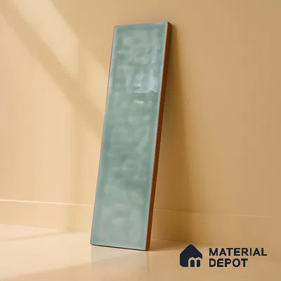 TL 03802 Aqua 300x75 mm Glossy Finish Ceramic Wall  Subway Tile - 10 mm