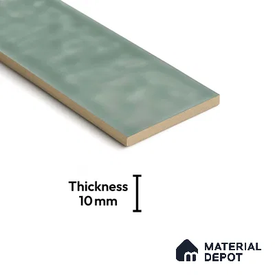 TL 03802 Aqua 300x75 mm Glossy Finish Ceramic Wall  Subway Tile - 10 mm