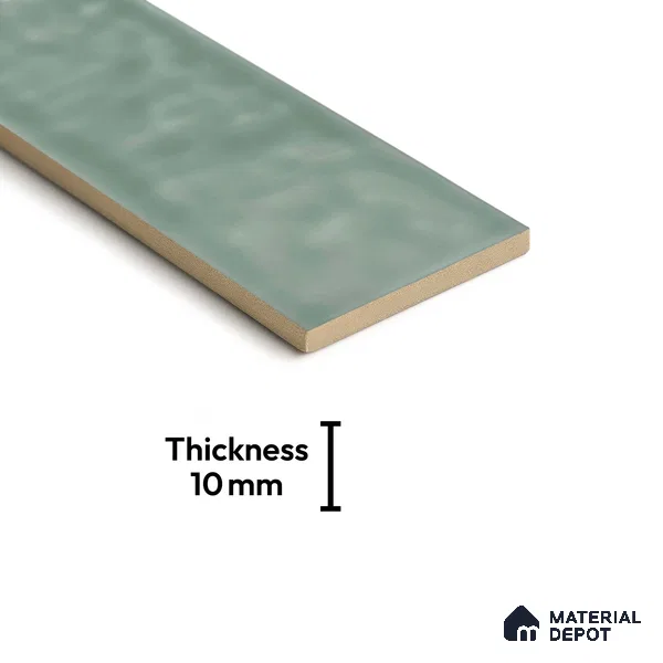 TL 03802 Aqua 300x75 mm Glossy Finish Ceramic Wall  Subway Tile - 10 mm