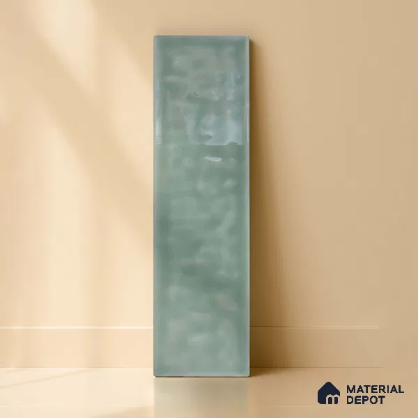 TL 03802 Aqua 300x75 mm Glossy Finish Ceramic Wall  Subway Tile - 10 mm