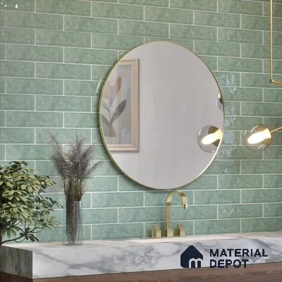 TL 03802 Aqua 300x75 mm Glossy Finish Ceramic Wall  Subway Tile - 10 mm