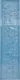A close-up of a TL 03802 B Blue 300x75 mm Glossy Finish Ceramic Wall  Subway Tile - 10 mm  with a Glossy finish available at Material Depot in Bangalore