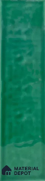 TL 03802 D Green 300x75 mm Glossy Finish Ceramic Wall  Subway Tile - 10 mm