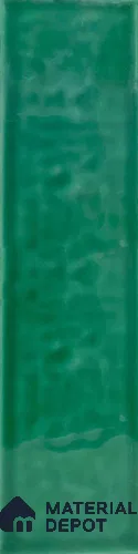 TL 03802 D Green 300x75 mm Glossy Finish Ceramic Wall Subway Tile - 10 mm