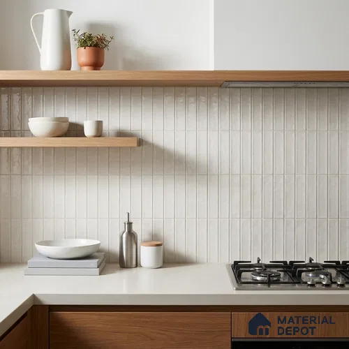 TL 03802 F Tope 300x75 mm Glossy Finish Ceramic Wall  Subway Tile - 10 mm