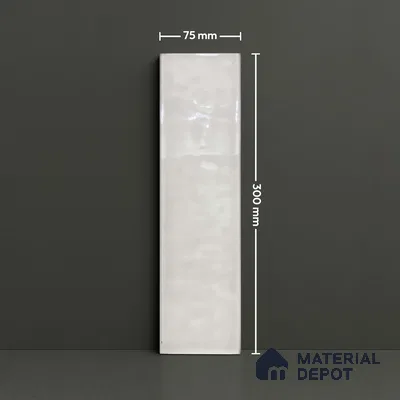 TL 03802 F Tope 300x75 mm Glossy Finish Ceramic Wall  Subway Tile - 10 mm