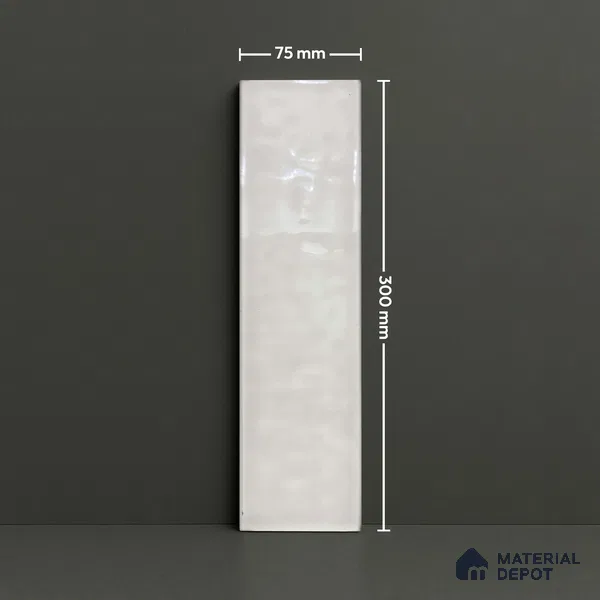 TL 03802 F Tope 300x75 mm Glossy Finish Ceramic Wall Subway Tile - 10 mm