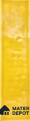 TL 03802 H Yellow 300x75 mm Glossy Finish Ceramic Wall  Subway Tile - 10 mm