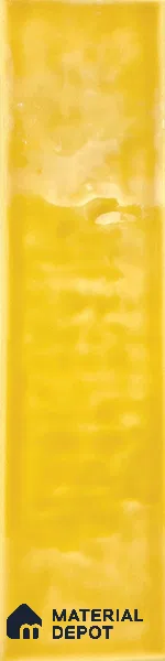 TL 03802 H Yellow 300x75 mm Glossy Finish Ceramic Wall  Subway Tile - 10 mm