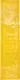 A close-up of a TL 03802 H Yellow 300x75 mm Glossy Finish Ceramic Wall  Subway Tile - 10 mm  with a Glossy finish available at Material Depot in Bangalore