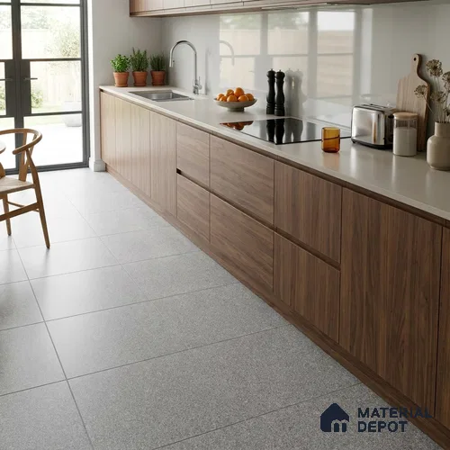 Terrazzo Wall & Floor Tile TL 04226 Granite Matte Finish 600x600 mm Full Body Vitrified Tile - 9 mm