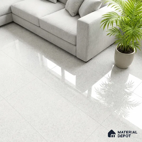 TL 04227 C Quartz Crystal Finish 1200x600 mm Full Body Vitrified Wall & Floor Tile - 9 mm
