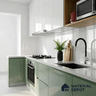 TL 04230 D Super White Crystal Finish 1200x600 mm Full Body Vitrified Wall & Floor Tile - 9 mm