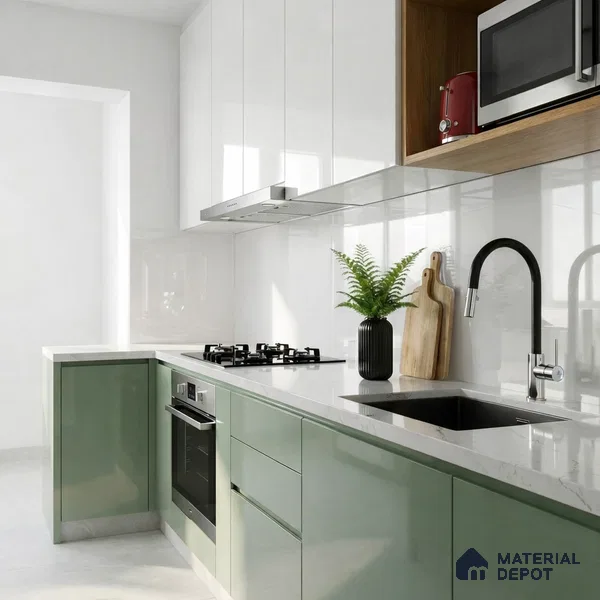 TL 04230 D Super White Crystal Finish 1200x600 mm Full Body Vitrified Wall & Floor Tile - 9 mm