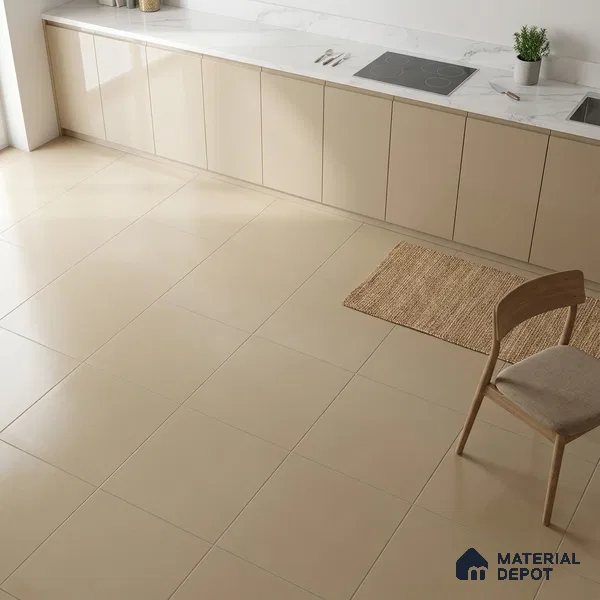 TL 04231 B Linen Matte Finish 600x600 mm Full Body Vitrified Wall & Floor Tile - 9 mm