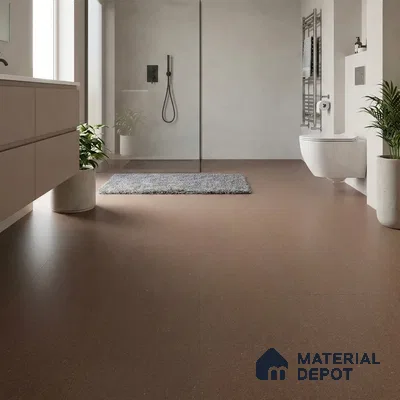 Terrazzo Wall & Floor Tile TL 04245 Walnut Matte Finish 1200x600 mm Full Body Vitrified Tile - 9 mm