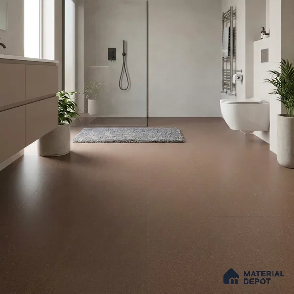 Terrazzo Wall & Floor Tile TL 04245 Walnut Matte Finish 1200x600 mm Full Body Vitrified Tile - 9 mm
