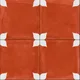Moroccan Floor & Wall Tile TL 04354 D Athangudi Earth Brown 1 ft x 1 ft Matte Finish Ceramic Tile - 9 mm | Suitable For Kitchen, Bathroom, Dining Area | Please Expect a Slight Variation of Pattern | Image 03