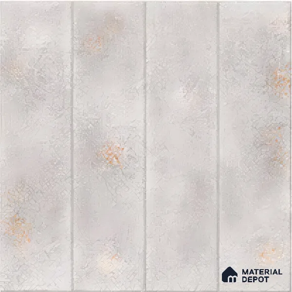 Faux Subway Wall Tile TL 04393 D Artefic Cement Grey 1 ft x 1 ft Matte Finish Ceramic Tile - 9 mm | Suitable For Kitchen, Bathroom, Dining Area | Please Expect a Slight Variation of Pattern