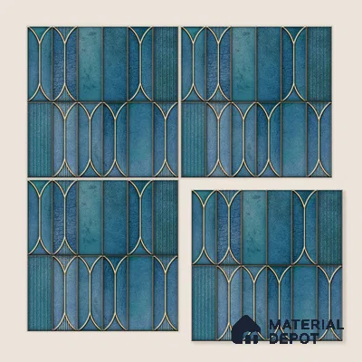 Moroccan Tile TL 04394 I Fenix 212 Decor 1 ft x 1 ft Ceramic Matte Finish - 9 mm | Suitable For Kitchen, Bathroom, Basin Area | Please Expect a Slight Variation of Pattern