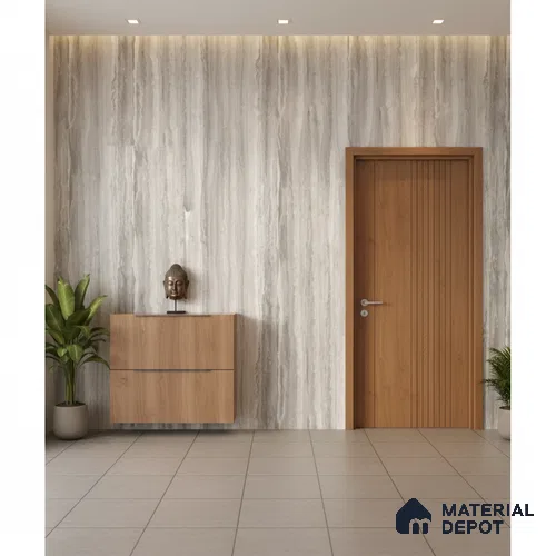 TL 04461 Tivoli Grey 1200 x 600 mm Digital Punch Matte Finish Vitrified Tile - 9 mm
