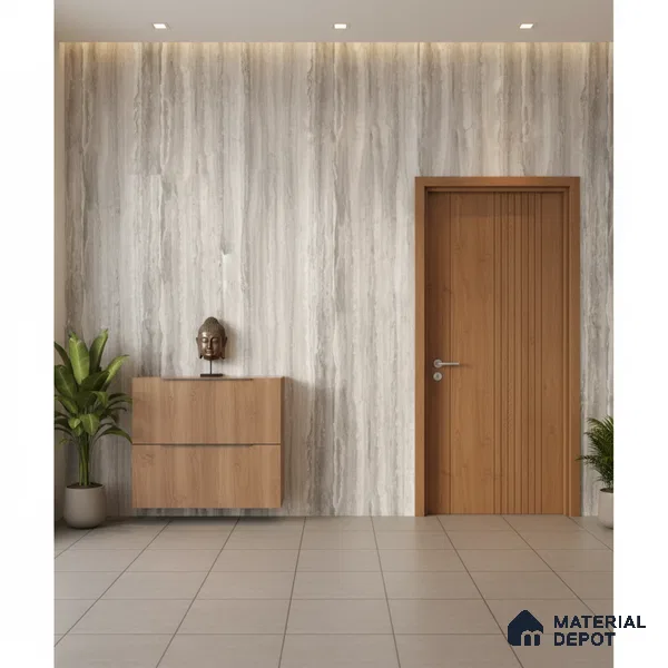 TL 04461 Tivoli Grey 1200 x 600 mm Digital Punch Matte Finish Vitrified Tile - 9 mm (Sample)