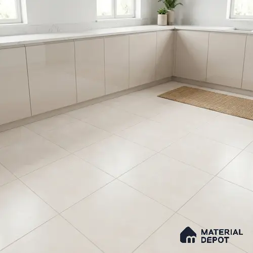 Plain Wall & Floor Tile TL 04672 C Nimbus Flawless peach washed/weathered Surface 2 ft x 2 ft Porcelain Matte Finish 8 mm | Suitable for Living Room, Bedroom, Bathroom, Kitchen & Balcony
