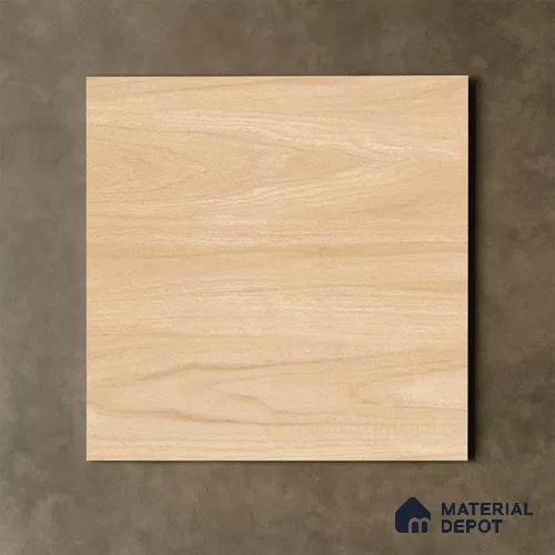 Wooden Tile TL 04678 Maple Sparrow Brown 2 ft x 2 ft Porcelain Matte Finish 8 mm | Suitable for Living Room, Bedroom, Bathroom, Kitchen & Balcony